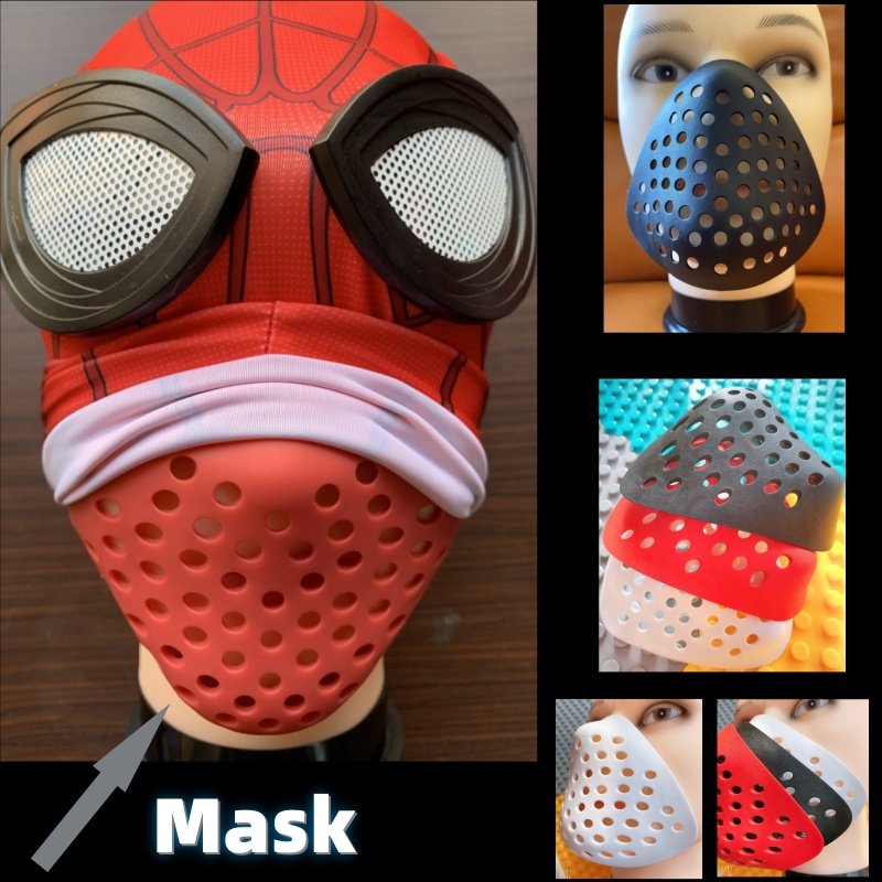 هالوين نصف الوجه قذيفة الأنف و - مراجعة Silicone Mask Bracket وسعره
