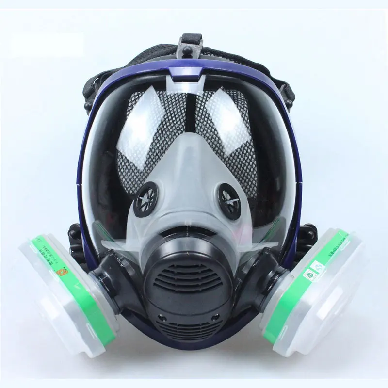 قناع كيميائي 6800 7 في 1 قناع  - مراجعة Dust Mask Construction وسعره