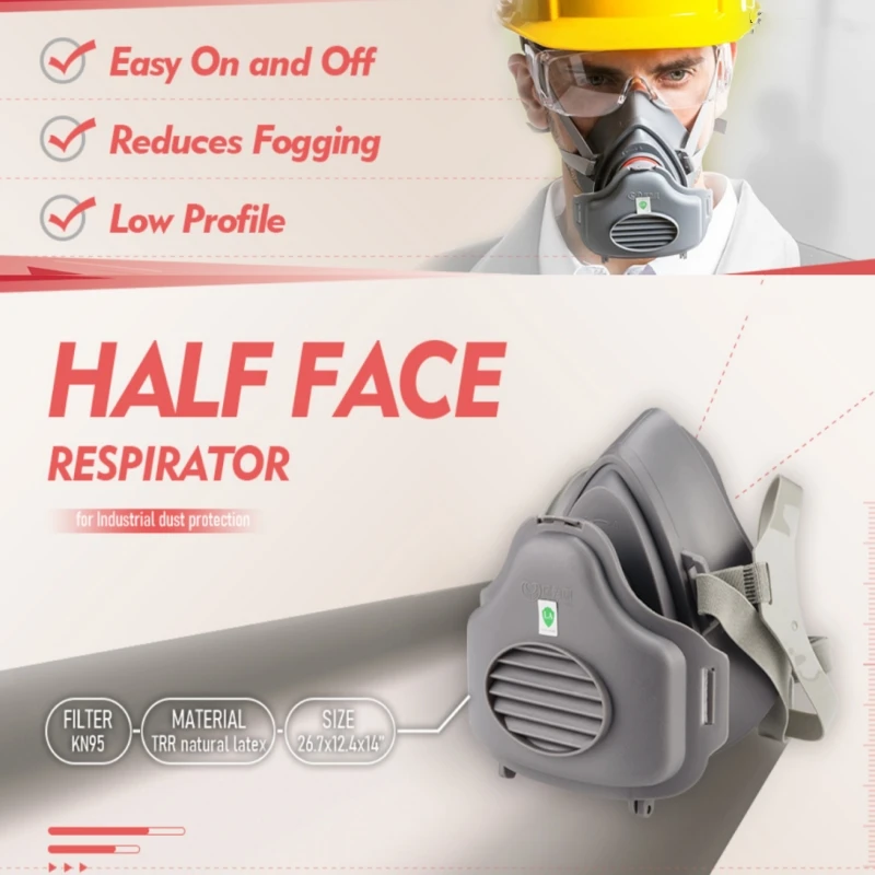 قناع الغبار، حماية القناع، تلم - مراجعة Dust Mask Construction وسعره