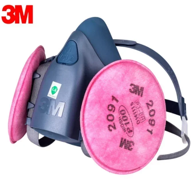 قناع تنفس 3M 7502، قناع واقي ل - مراجعة Dust Mask Construction وسعره